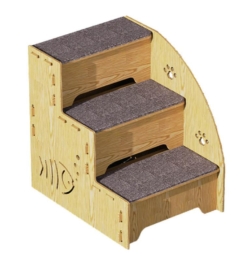 DIY drevené schodíky pre domáce zvieratá